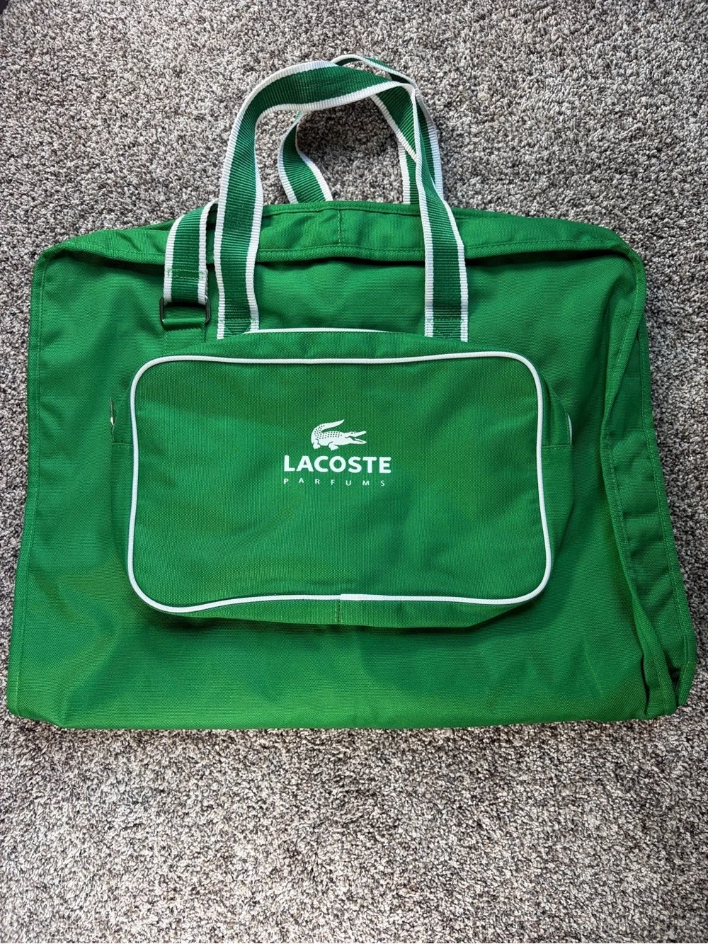 Lacoste Parfums Green Garment Travel Bag